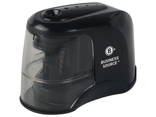 Business Source Electric Pencil Sharpener, 6.3' Long, Black, Each (BSN02870)