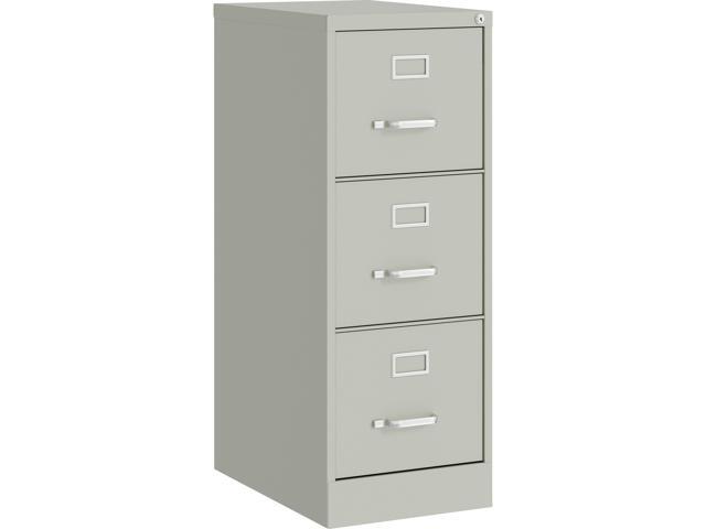 Lorell Vertical File, 22' Deep, 3-Dwr, 15'X22'X52', Lgy (LLR42298)