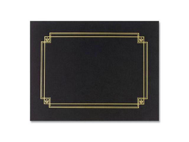 Great Papers Premium Textured Certificate Holder Black 938603