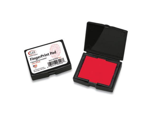 Lee Products Lee Prodcuts Inkless Fingerprint Pad Red Ink 03028