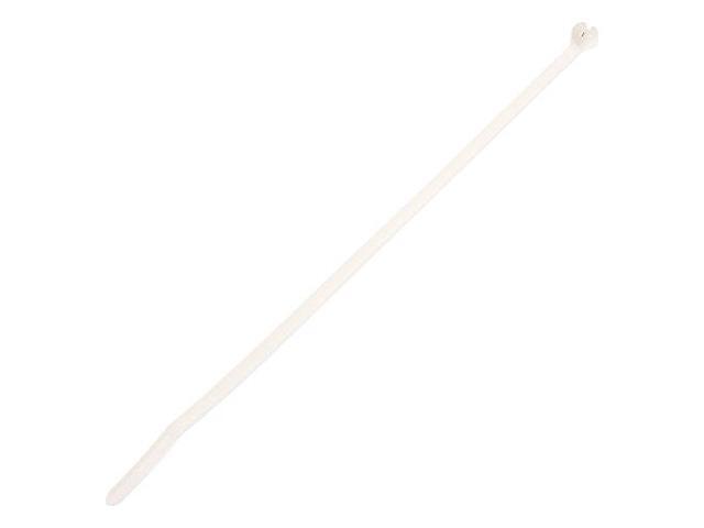 PANDUIT BT2M-C Cable Tie, 8 in L, 2 in Max Bundle Dia., Natural, Nylon 6/6, 18