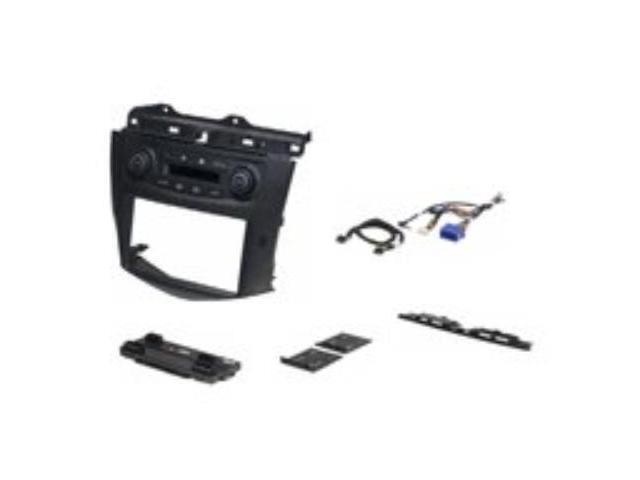 PAC - Integrated Radio Replacement Dash Kit with Climate and Steering Wheel Controls for Select Honda Accord Vehicles - Black - image 7