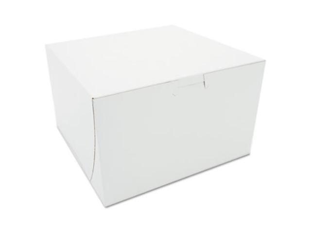 SCT Tuck-Top Bakery Boxes Paperboard White 8 x 8 x 5 09455