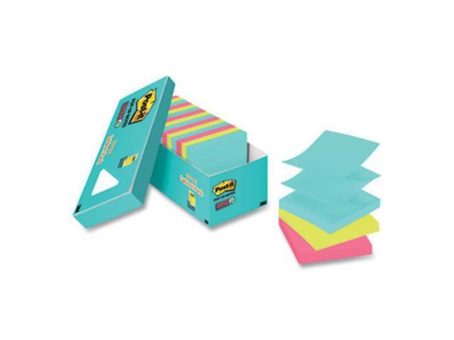 Post-It Pop-up 3 x 3 Note Refill Miami 100 Notes/Pad 18 Pads/Pack R33018SSMIACP