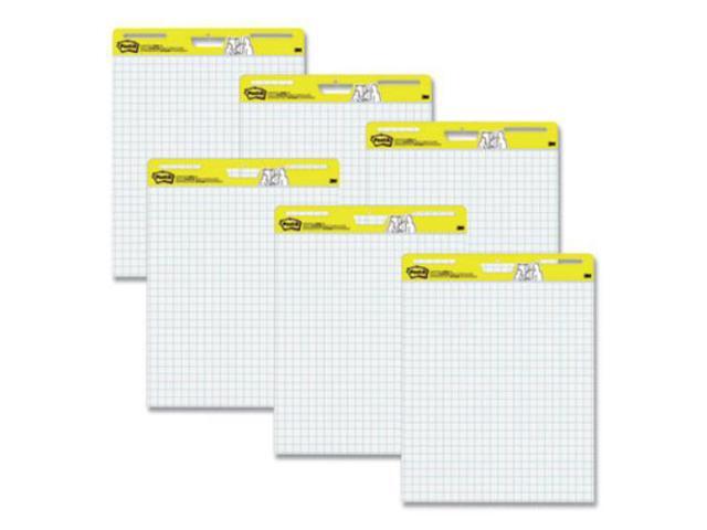 Post-it Self-Stick Easel Pads, Quadrille, 25 x 30, 30 Sheets, 6/PK (MMM560VAD6PK)