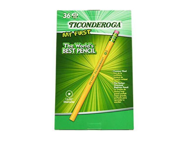 Ticonderoga Wooden Pencil 0.7mm #2 Medium Lead 3 Dozen (DIX33336)