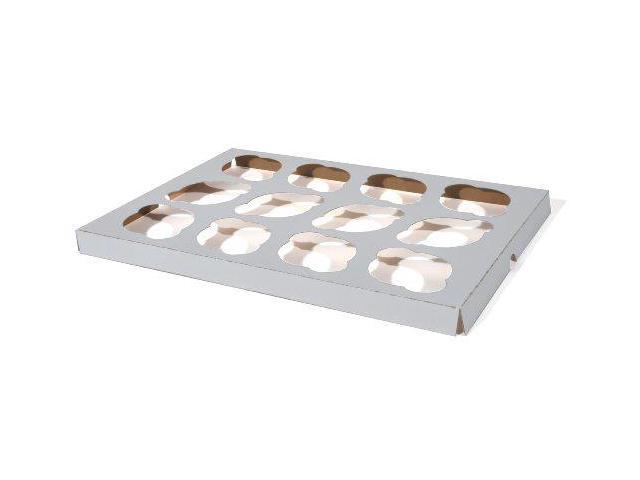 SCT Cupcake Holder Inserts Paperboard White/Kraft 9 7/8 x 13 7/8 x 7/8 200/Ctn