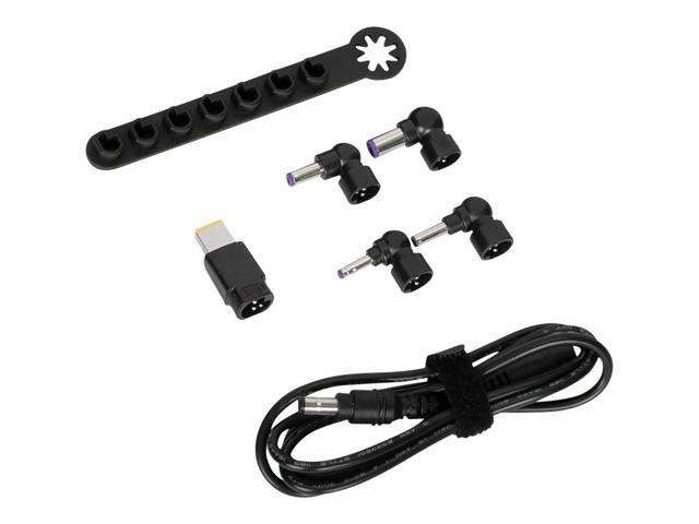 Targus ACC1134GLX Legacy Laptop DC Cable, 5 Tips, Storage