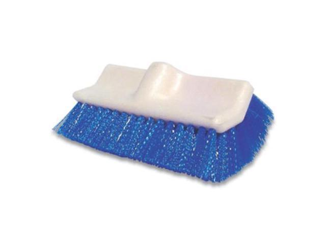 Synthetic Fiber Scrub 10' Brush White Foam Handle DSSB
