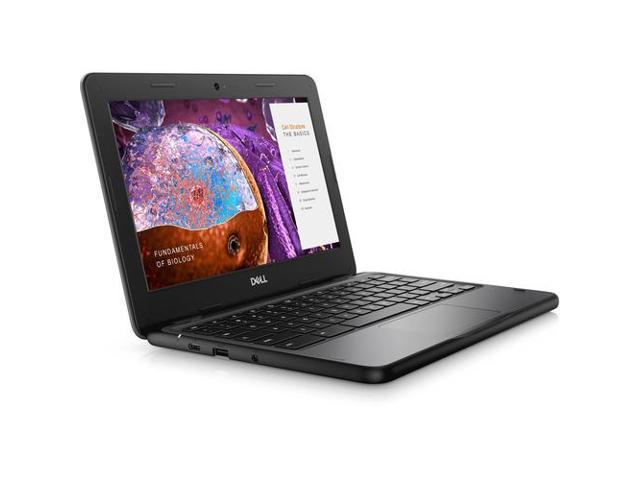 Dell Education Chromebook 3000 3110 11.6' Chromebook - HD - 1366 x 768 - Intel Celeron N4500 Dual-core (2 Core) 1.10 GHz - 4 GB Total RAM - 32 GB.