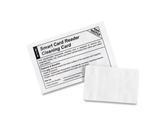 kicteam waffletechnology smart card reader cleaning card, 40 pack