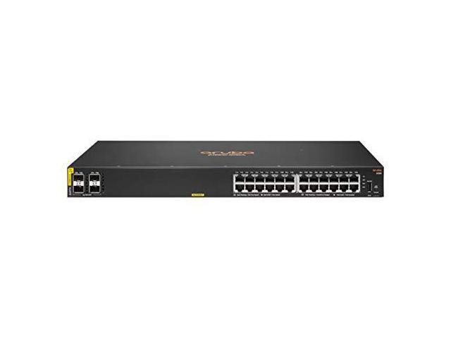 Aruba 6100 24G Class4 PoE 4SFP+ 370W Switch - 24 Ports - Manageable - 3 Layer Supported - Modular - 370 W PoE Budget - Twisted Pair, Optical Fiber...