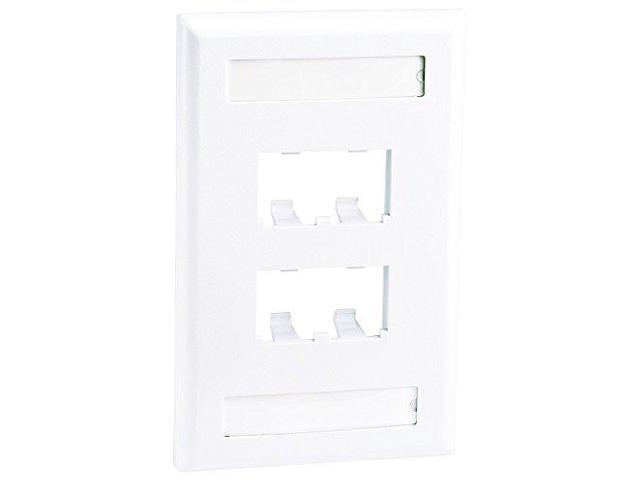 Panduit MINI-COM Classic Series Faceplates with Label and Label Cover