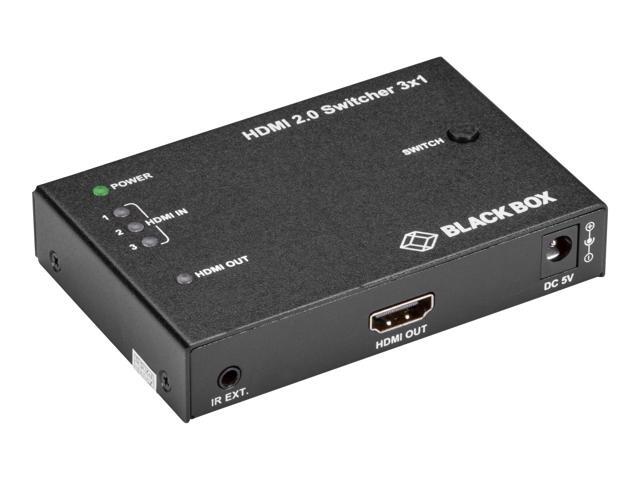 Black Box HDMI 2.0 4K Video Switch - 3x1