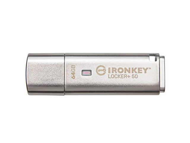 IronKey Locker+ 50 USB Flash Drive IKLP5064GB