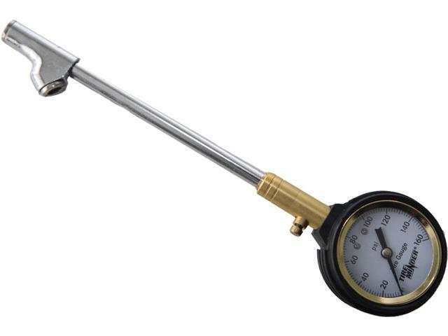 tireminder tmgrvdial tire pressure gauge with 9' stem