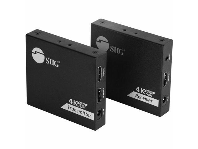 SIIG 4K 60Hz HDMI Over Cat6 Extender with Loopout & IR CEH27D11S1