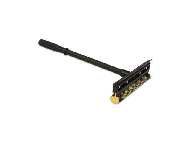 Auto Window Squeegee 8' Heavy-Duty Mesh Sponge Head 20' Metal Handle Black/Red SQW8RM