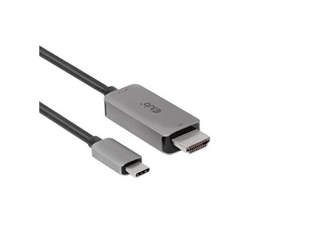 Club 3D HDMI/USB-C Audio/Video/Data Transfer Cable - 9.84 ft HDMI/USB-C Audio/Video/Data Transfer Cable for TV, PC, Audio/Video Device, Digital...
