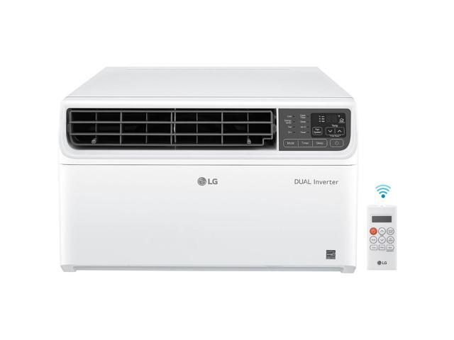 LG - 450 Sq. Ft. 10,000 BTU Dual Inverter Smart Window Air Conditioner - White - image 12