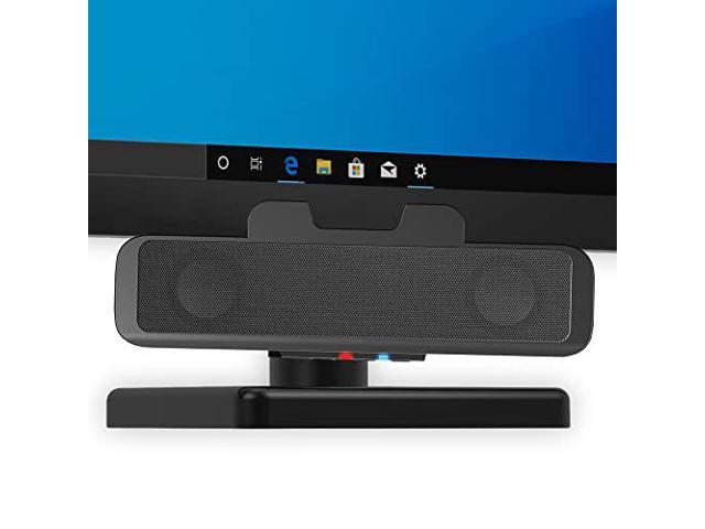 Cyber Acoustics USB and Bluetooth Speaker Bar with Integrated Monitor Mount (CA-2890BT)