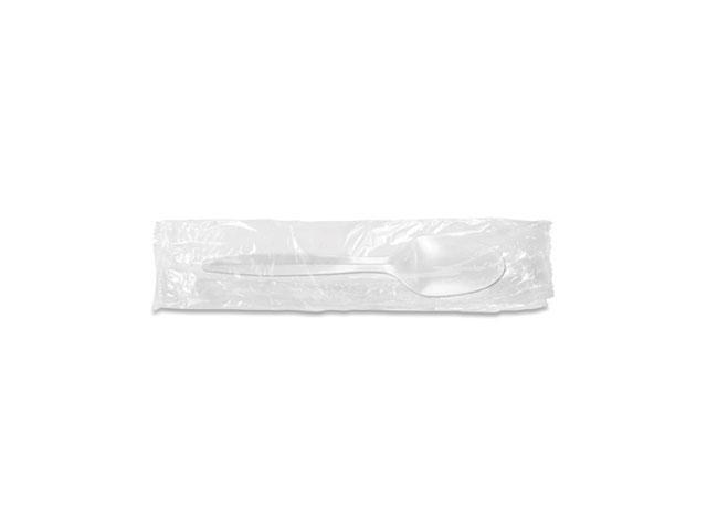 Berk Individually Wrapped Mediumweight Cutlery Spoon White 1000/Carton 1103000
