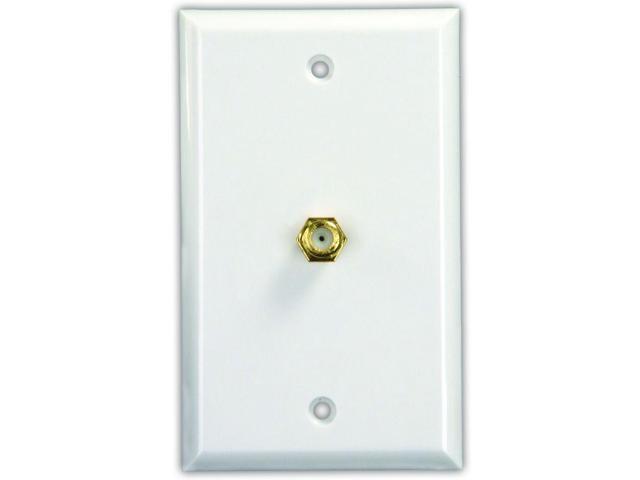 JR Products 47785 Interior Cable TV Plate