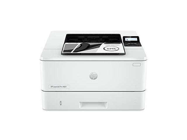 HP - LaserJet Pro 4001dw Wireless Black-and- Laser Printer - White - image 9
