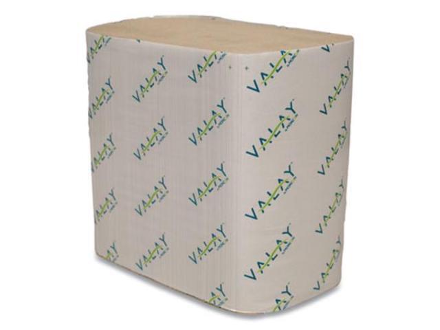 Valay Interfolded Napkins 1-Ply 6.3 x 8.85 Kraft 6000/Carton 5050VN