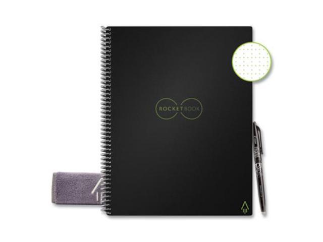 Core Smart Notebook Dotted Rule Black Cover 16 11 x 8.5 Sheets EVRLRCAFR