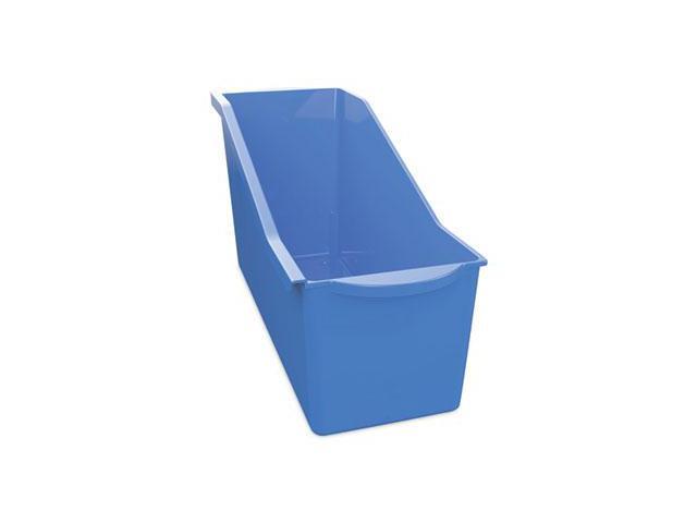Deflecto Antimicrobial Book Bin 14.2 x 5.34 x 7.35 Blue 39508BLU