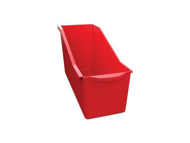 Deflecto Antimicrobial Book Bin 14.2 x 5.34 x 7.35 Red 39508RED