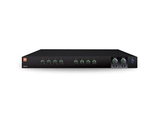 NCSM28-U-US 8 INPUT 2 OUTPUT MIXER FANLESS 1U FULLRACKMNTING KIT