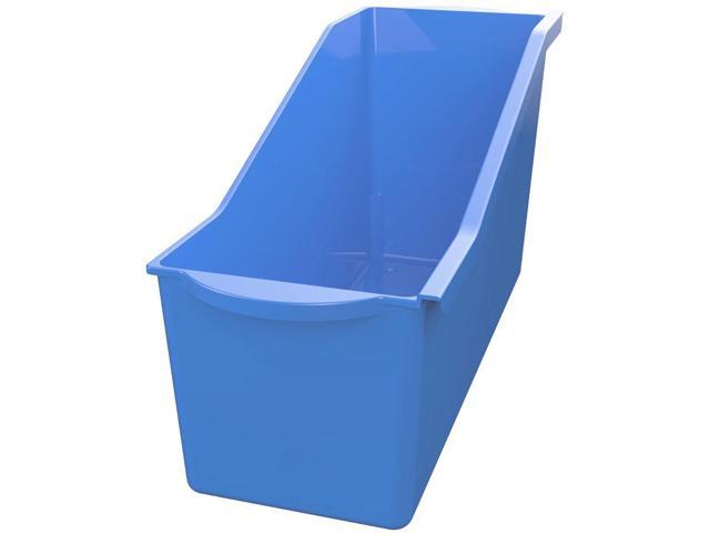 Deflecto Antimicrobial Book Bin 14.2 x 5.34 x 7.35 Blue 39508BLU