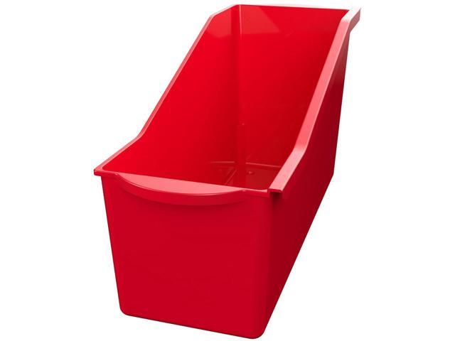 Deflecto Antimicrobial Book Bin 14.2 x 5.34 x 7.35 Red 39508RED