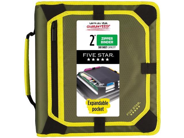 Zipper Binder and Expansion Panel 3 Rings 2' Capacity 11 x 8.5 Assorted 29052