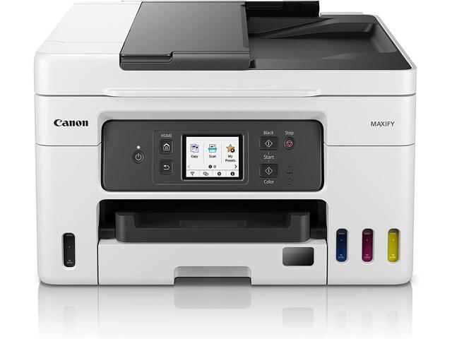 Canon - MAXIFY Megatank GX4020 Wireless All-In-One Supertank Inkjet Printer with Fax - White - image 2