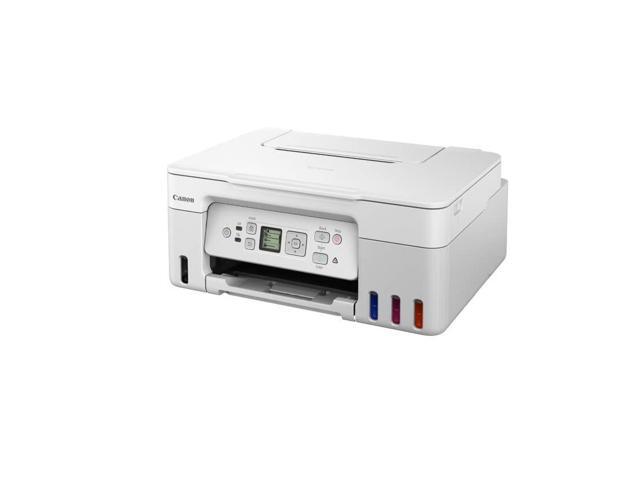Canon PIXMA G3270 MegaTank All-in-One Wireless Inkjet Color Printer (White)