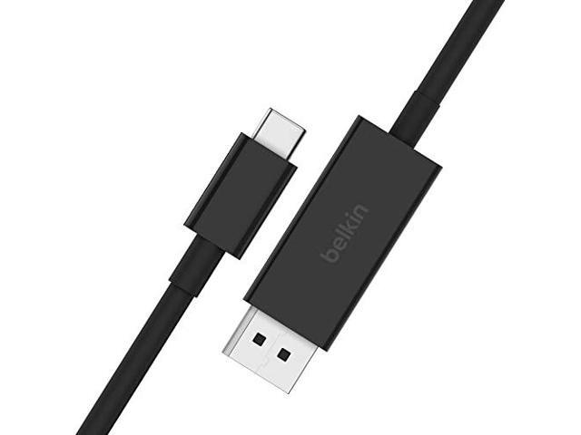 Belkin - USB-C to DisplayPort 1.4 Cable 6.6ft, 8K@60Hz or 4K@144HZ - Black - image 3