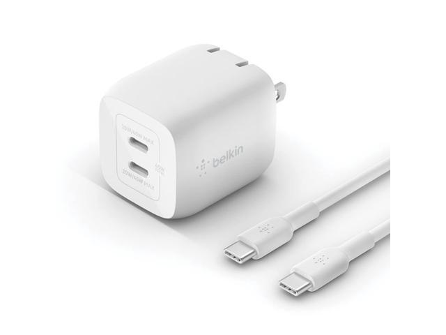 Belkin BoostCharge Pro Dual USB-C GaN 45W Wall Charger - White - image 3