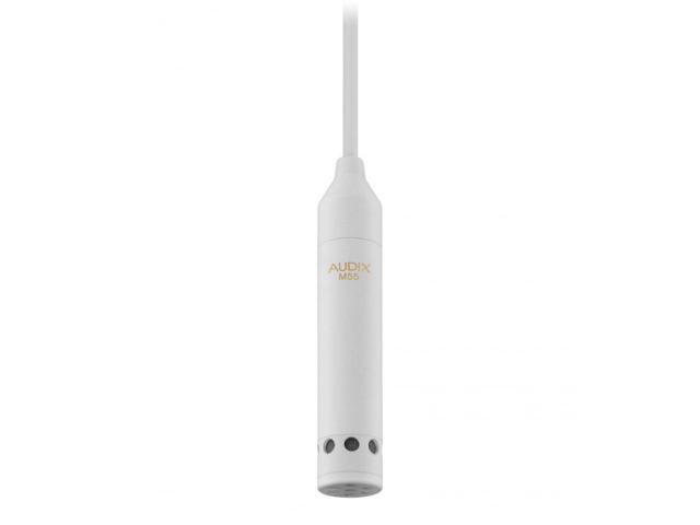 Audix M55 Omnidirectional Hanging Ceiling Mic with Height Adjustment, White