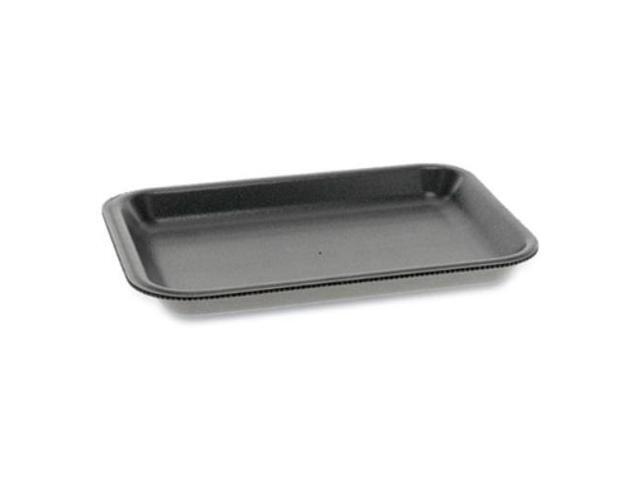 Pactiv Corporation Pactiv Evergreen Supermarket Trays #2 8.2 x 5.7 x 0.91 Black 500/Carton 0TFB00200000