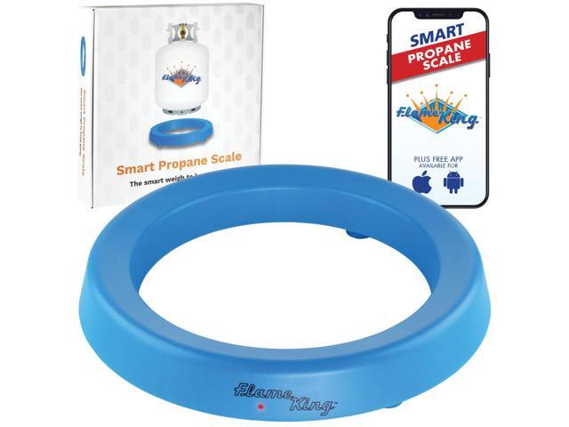 flame king ysnps1 smart wireless propane tank scale, blue