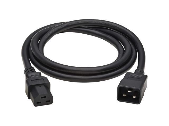 Tripp Lite Power Cord, C20 to C21 - Heavy-Duty, 20A, 250V, 12 AWG, 6 ft. (1.83 m), Black - For Network Switch, PDU, UPS, Router, Network Device,...