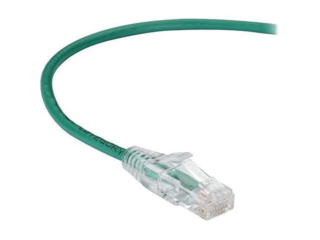 Black Box C6APC28-GN-05 5 ft. Slim Net CAT6A Patch Cable, Green