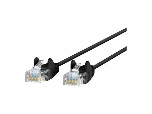 Belkin CAT6 Slim Gigabit Snagless UTP Ethernet Cable - Black