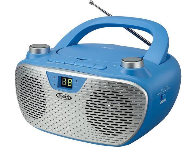 Jensen Bluetooth MP3 Boombox Blue CD-485-BL - image 4