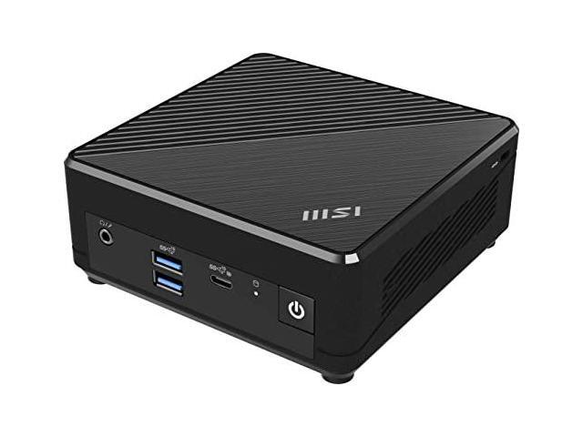 MSI Cubi N ADL Ultrasmall PC, Intel Pentium N200, WiFi AC9462, BT 5, Duel LAN, ThunderBOLT Type C, Black, Non-OS (ADL-019BUS)