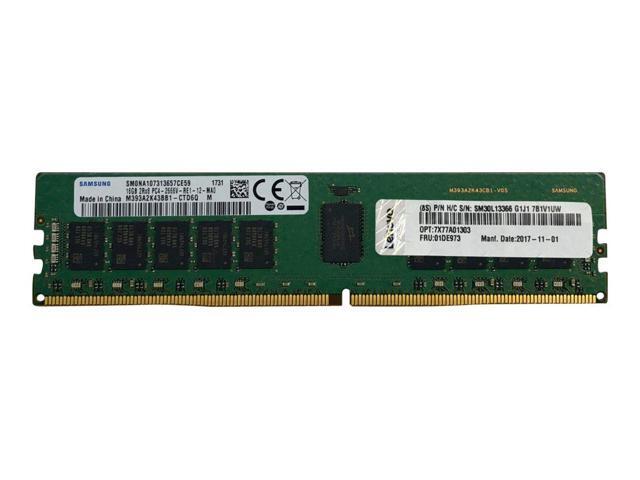 Lenovo 32GB DDR4 SDRAM Memory Module - 32 GB - DDR4-3200/PC4-25600 DDR4 SDRAM - 3200 MHz Dual-rank Memory - 1.20 V - ECC - Registered - 288-pin - DIMM