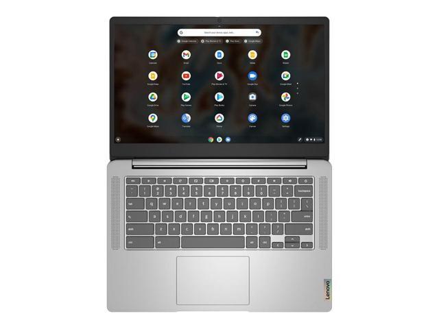 Lenovo - Chromebook 3 14" LCD Touchscreen Laptop - Mediatek MT8183 2019 - 4GB Memory - 64GB eMMC - Arctic Grey - image 12